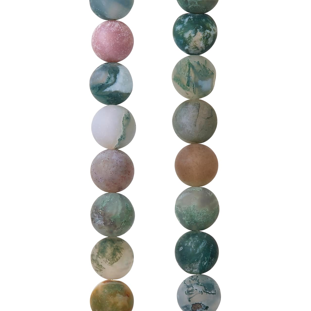 12 Pack: Multicolor Fancy Jasper Round Beads, 8mm by Bead Landing™